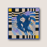 Songs of Siren / Cotton and Silk / 65x65 cm
