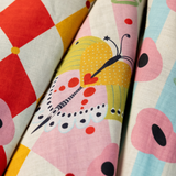 Spring of Butterflies / Cotton / 64x180 cm