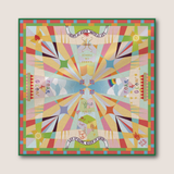 Cosmic Glow / Pamuk / 140x140 cm