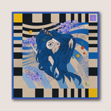 Songs of Siren / Cotton / 140x140 cm