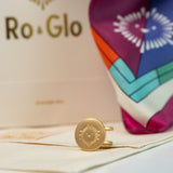 Scarf Ring / Gold / 100x100 cm